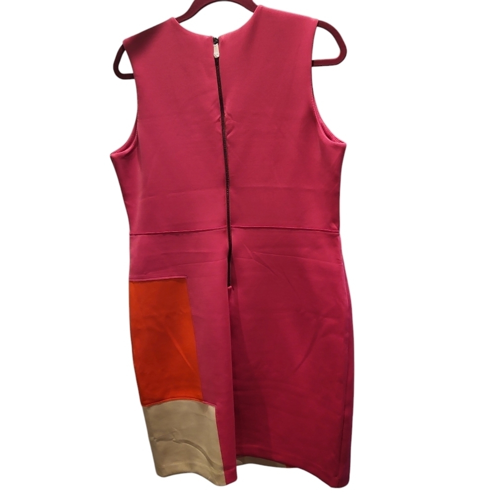 Reed Dress Body Con Sz 16-LTD Spring/Summer 2016-Geo Fitted Azalea Combo Color - Picture 2 of 6